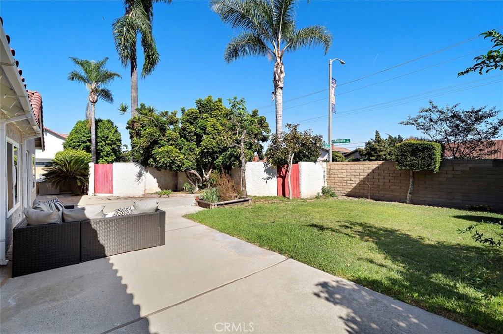 Back yard - 18162 Santa Adela Circle, Fountain Valley CA 92708 - photo 36