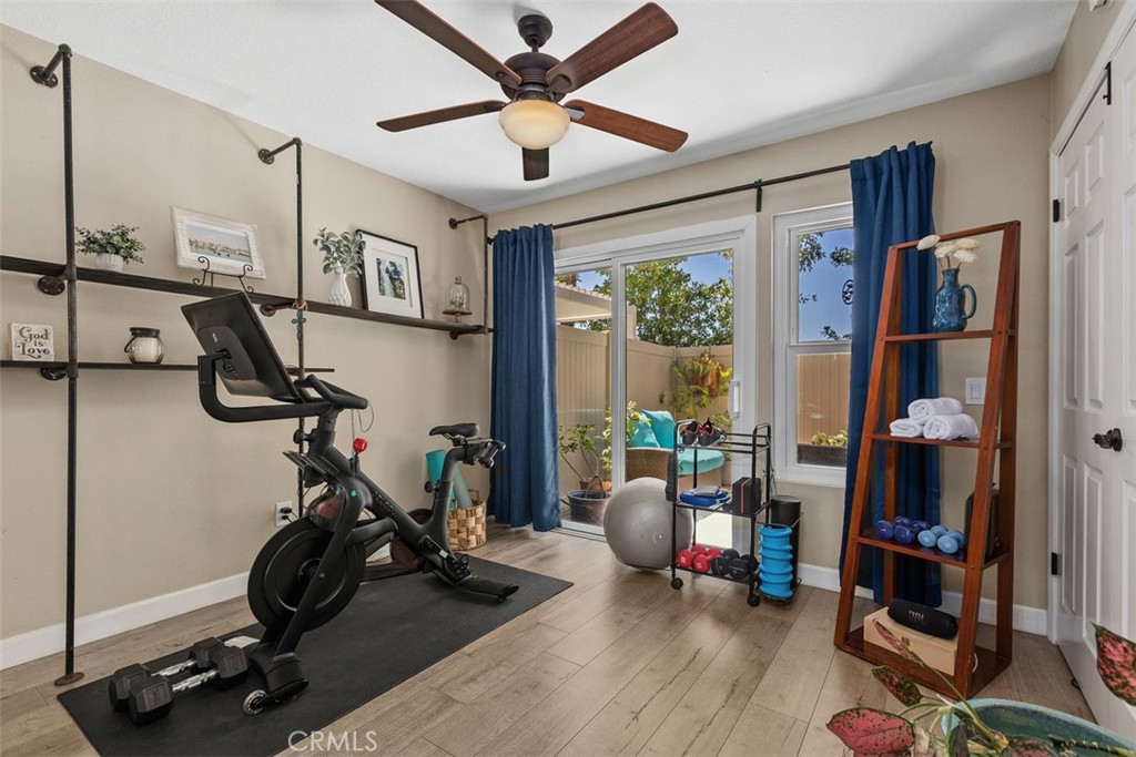 Downstairs bathroom being used as a gym - 18261 Sanmian Court, Fountain Valley CA 92708 - photo 18