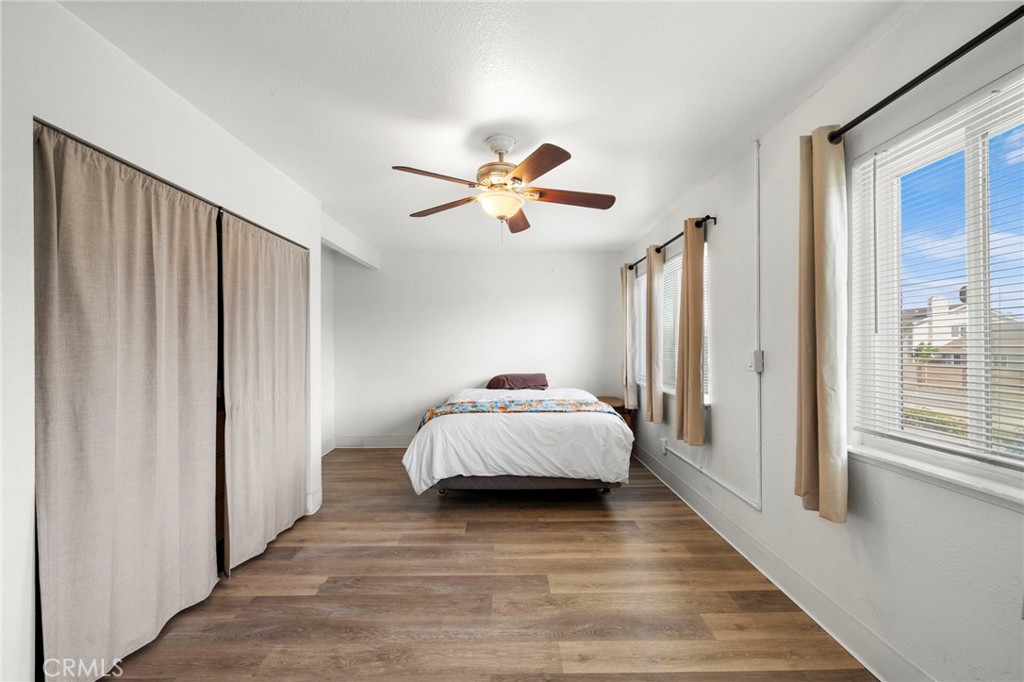 Ceiling fan, blinds and curtains for privacy - 18569 San Marcos, Fountain Valley CA 92708 - photo 7