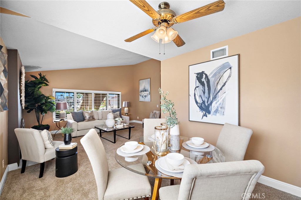 shutters in the dining room - 18898 Persimmon Circle, Fountain Valley CA 92708 - photo 7