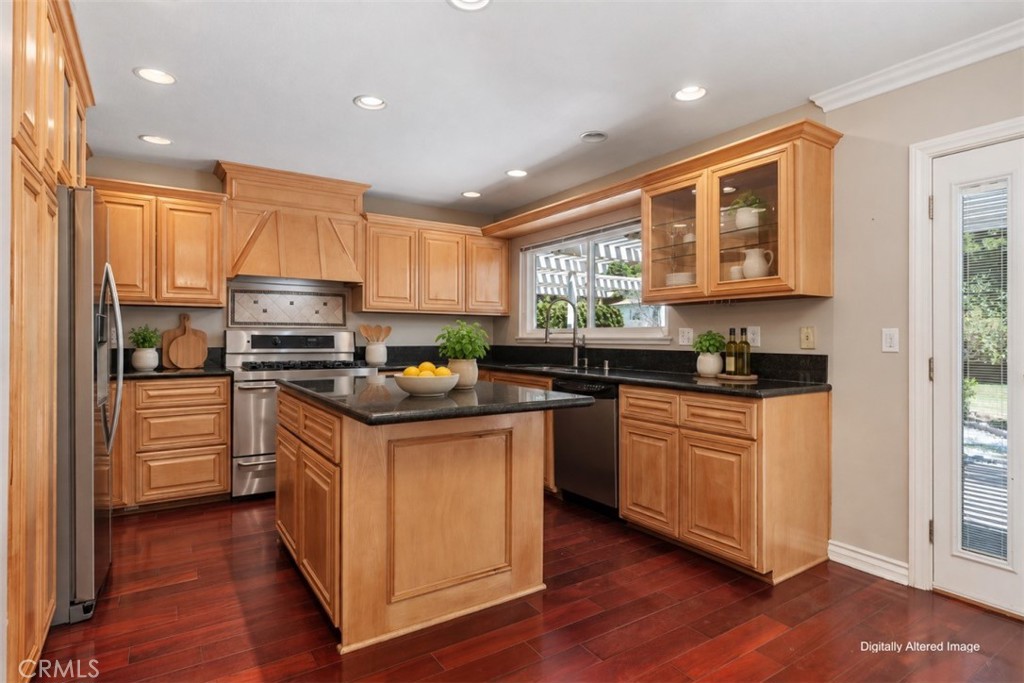 Virtually staged - Kitchen - 18906 Acacia, Fountain Valley CA 92708 - photo 5