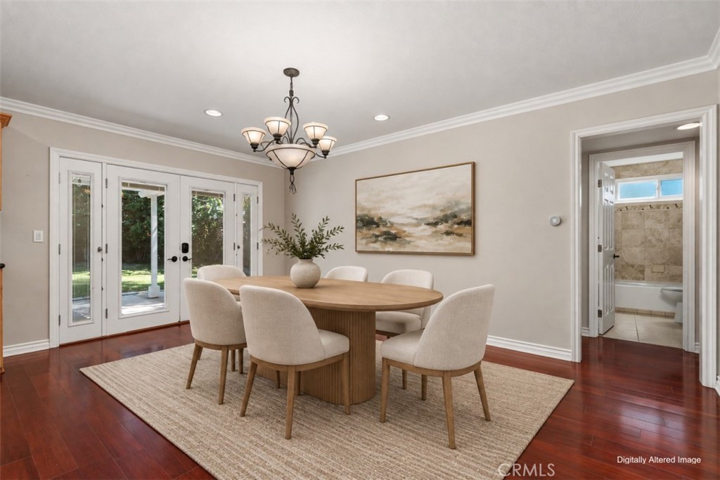 Virtually staged - Diningroom - 18906 Acacia, Fountain Valley CA 92708 - photo 6