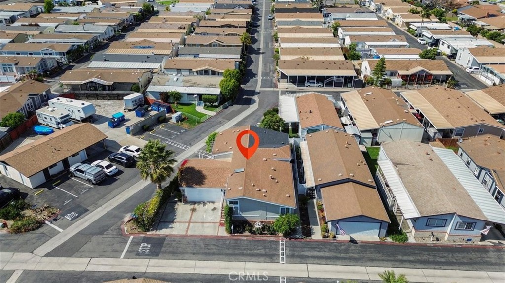 Aerial Front View - 201 Crow Lane, Fountain Valley CA 92708 - photo 6