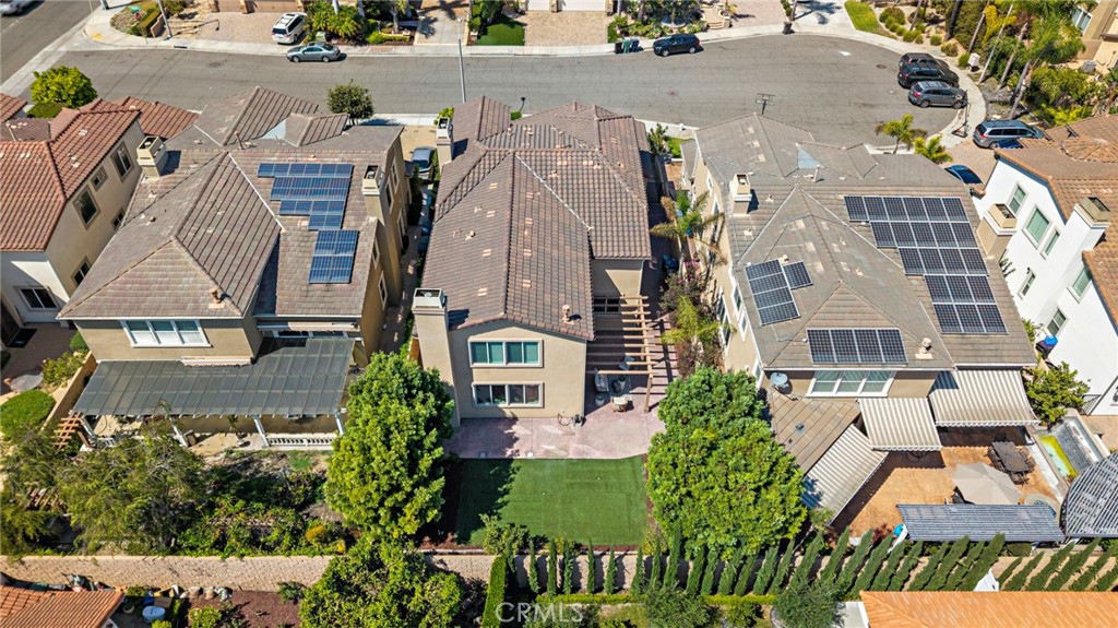 Sky view of the house - 9042 Lemongrass Court, Fountain Valley CA 92708 - photo 49