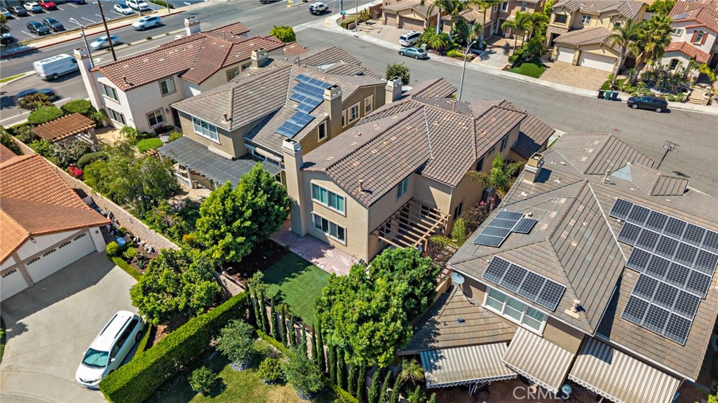 Sky view of the house - 9042 Lemongrass Court, Fountain Valley CA 92708 - photo 50