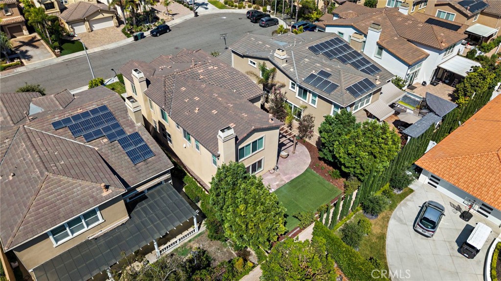 Sky view of the house - 9042 Lemongrass Court, Fountain Valley CA 92708 - photo 51