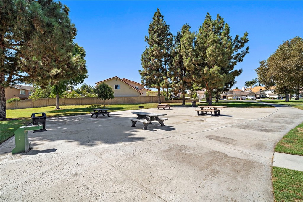 Helm Park walking path and mature trees - 9115 McBride River Avenue, Fountain Valley CA 92708 - photo 52