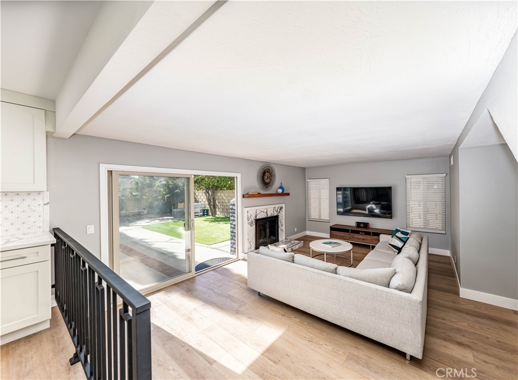 Kitchen is open to the family room - 9604 Newfame, Fountain Valley CA 92708 - photo 6