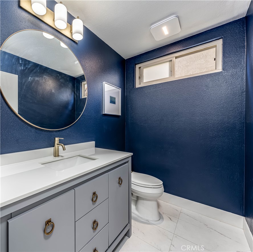 Downstairs half bath - 9604 Newfame, Fountain Valley CA 92708 - photo 9