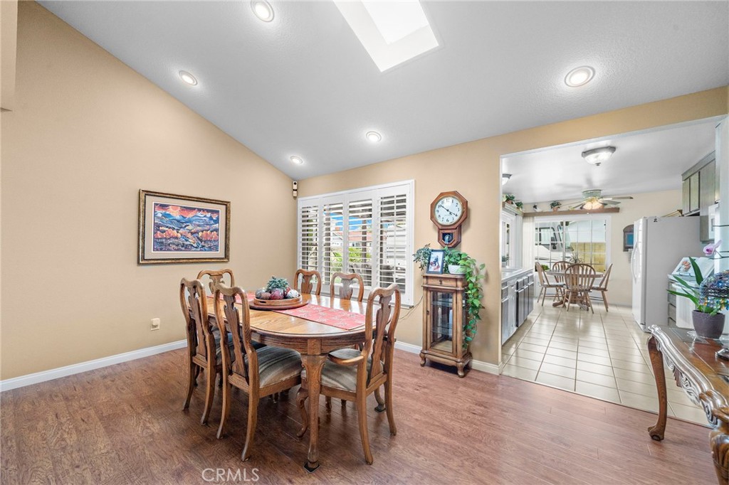 dining room with recessed lighting - 9735 Hibiscus Avenue, Fountain Valley CA 92708 - photo 9
