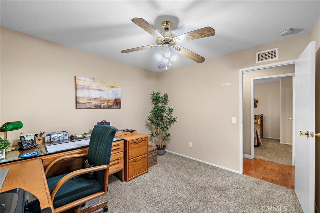 bed #2 with ceiling fan - 9735 Hibiscus Avenue, Fountain Valley CA 92708 - photo 21