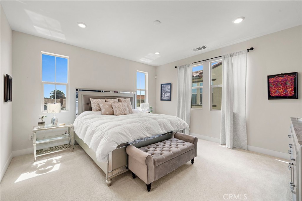 Huge Primary bedroom w/ ensuite bathroom and walk in closet - 9896 Heron Avenue, Fountain Valley CA 92708 - photo 18