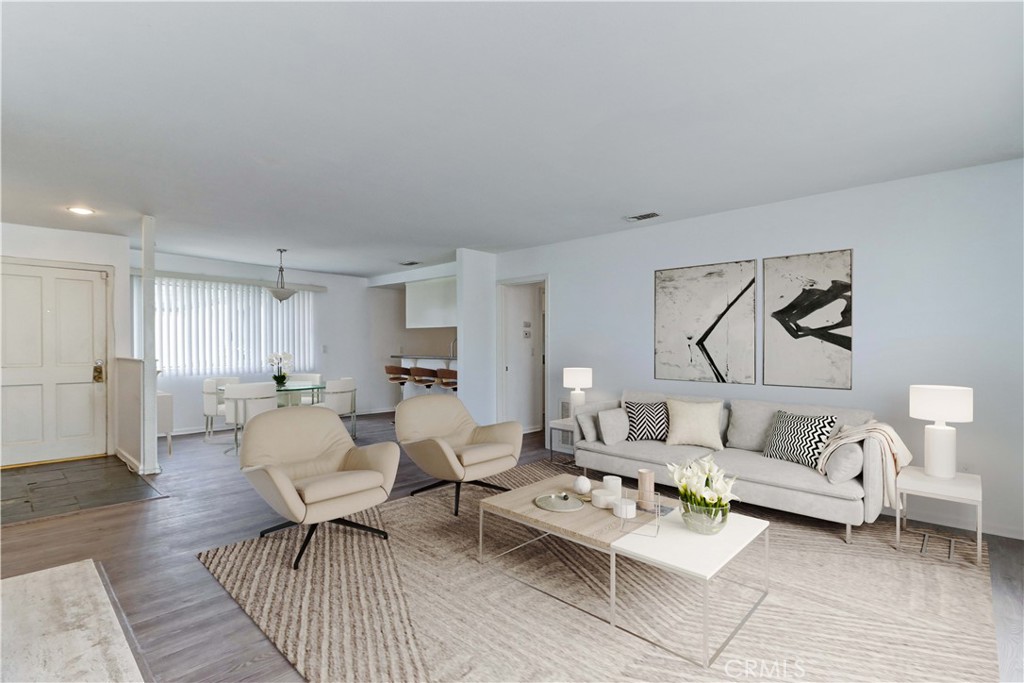 Virtually Staged- Living/Dining area - 1331 Victoria Drive 19, Fullerton CA 92831 - photo 1