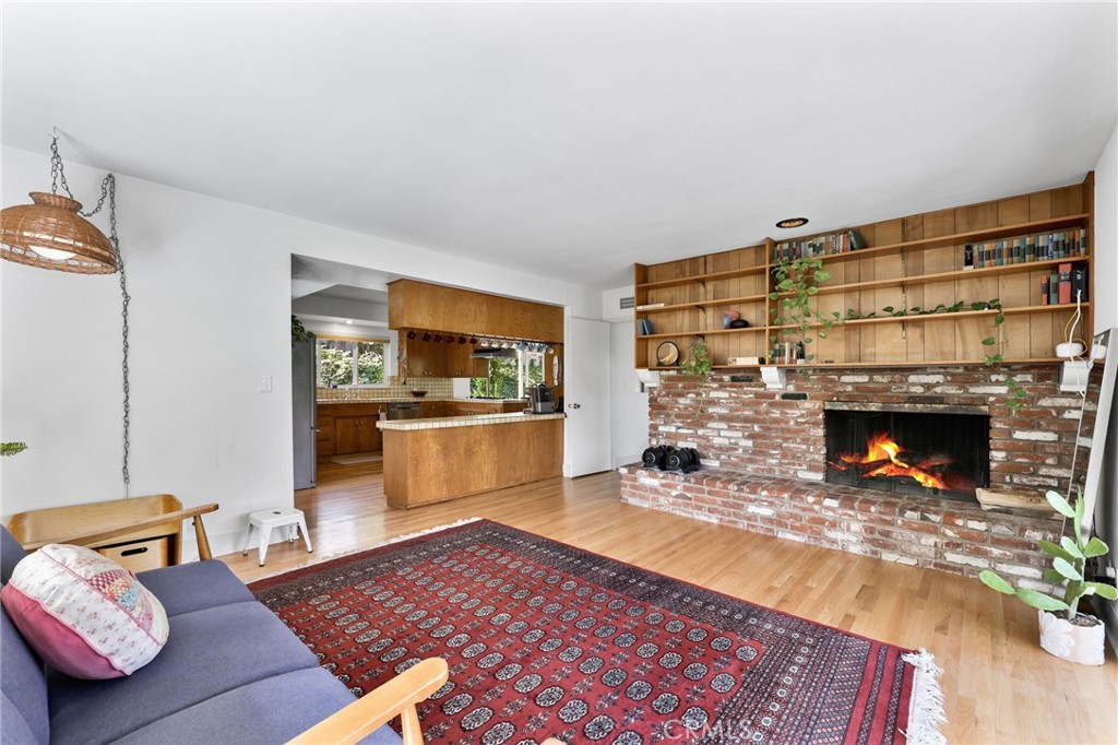 Family Room with Fireplace - 1425 Longview, Fullerton CA 92831 - photo 10