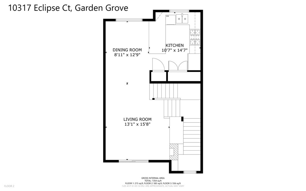 2nd floor layout - 10317 Eclipse Court, Garden Grove CA 92840 - photo 37