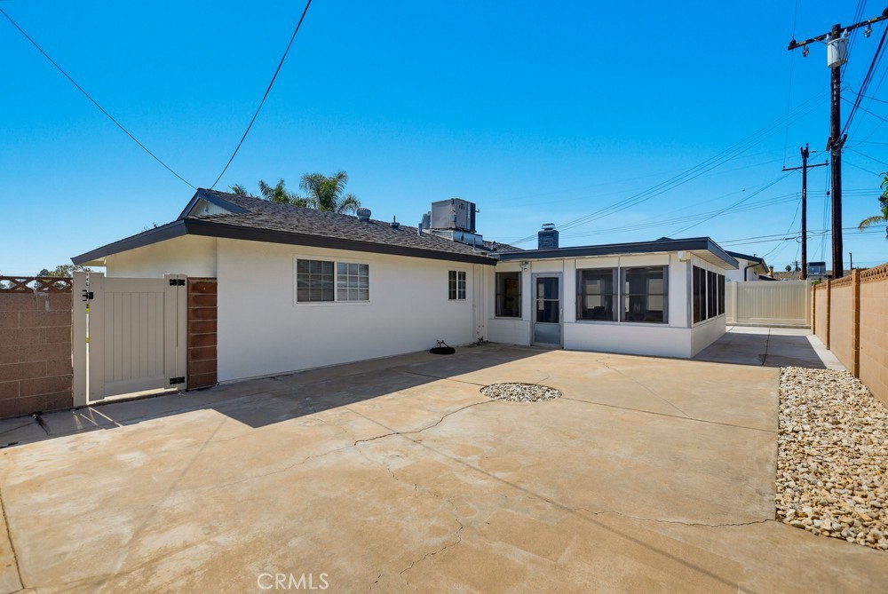 large back yard area with drains - 11841 Garnet, Garden Grove CA 92845 - photo 45