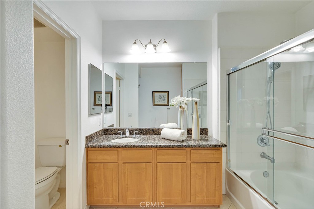 Primary bathroom with granite countertops - 12664 Chapman Avenue 1402, Garden Grove CA 92840 - photo 20