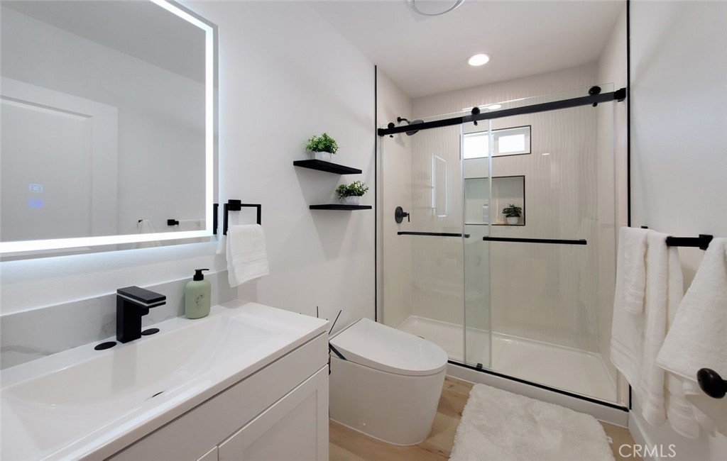 Detached ADU FONDREN- Hallway bathroom - 13392 Laramore, Garden Grove CA 92843 - photo 36