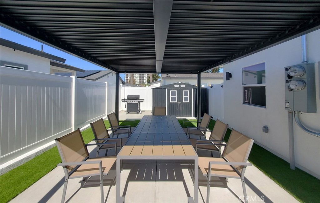 Detached ADU FONDREN- Pergola at Back yard - 13392 Laramore, Garden Grove CA 92843 - photo 39