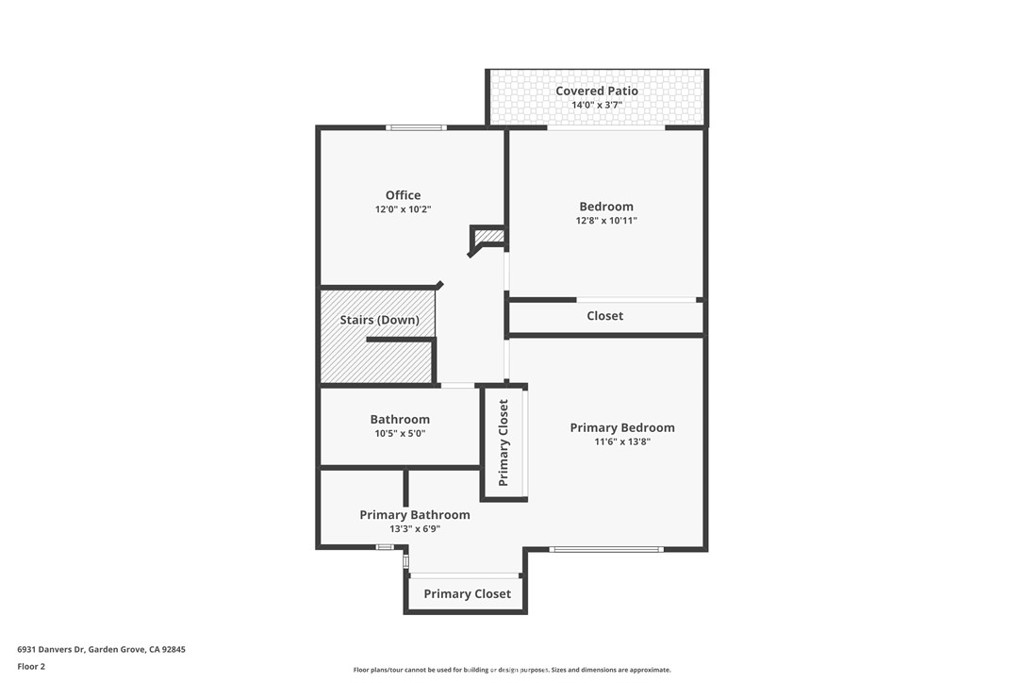 2nd level floorplan - 6931 Danvers Dr, Garden Grove CA 92845 - photo 55