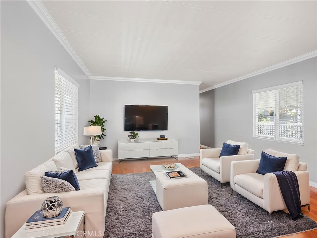 Living Room Virtual Staged - 8111 Stanford 138, Garden Grove CA 92841 - photo 23