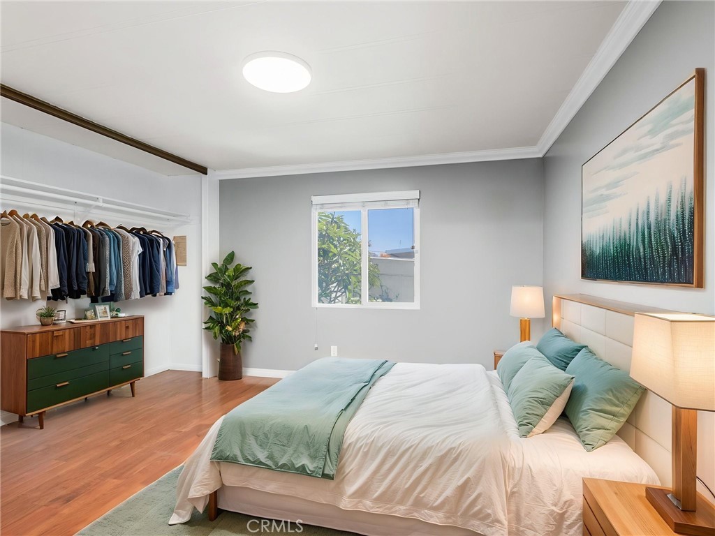 Primary Bedroom Virtual Staged - 8111 Stanford 138, Garden Grove CA 92841 - photo 32