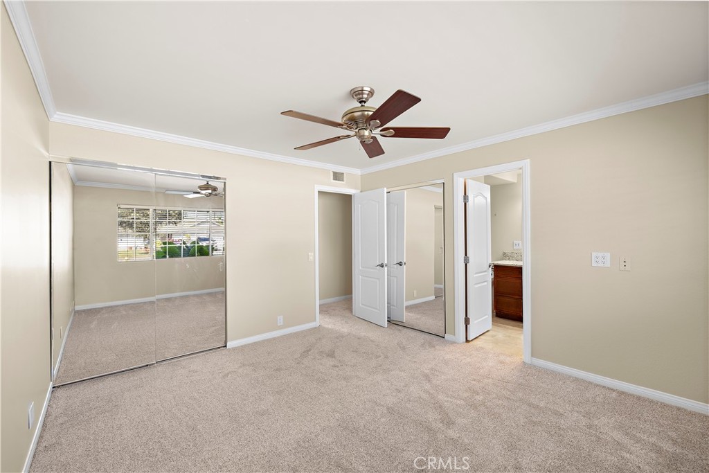 Primary bedroom unstaged. - 10212 Valley Forge, Huntington Beach CA 92646 - photo 28