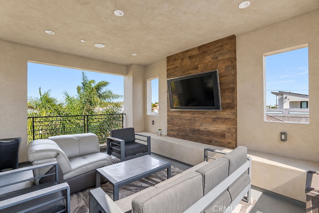 Rear Fully Covered Roof Deck, California Room - 1022 Huntington, Huntington Beach CA 92648 - photo 7