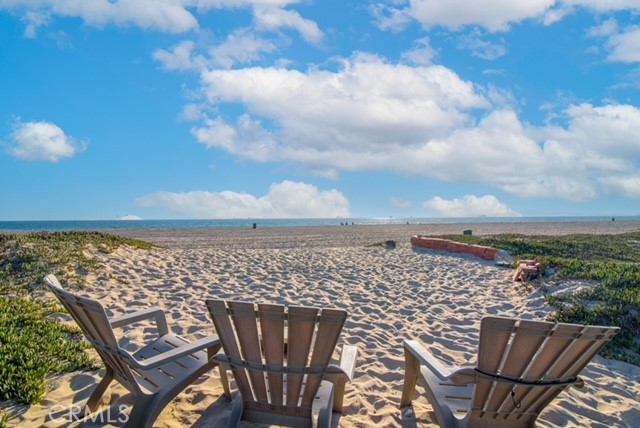 View from the sand in front of the deck - 16765 S Pacific B, Huntington Beach CA 90742 - photo 8