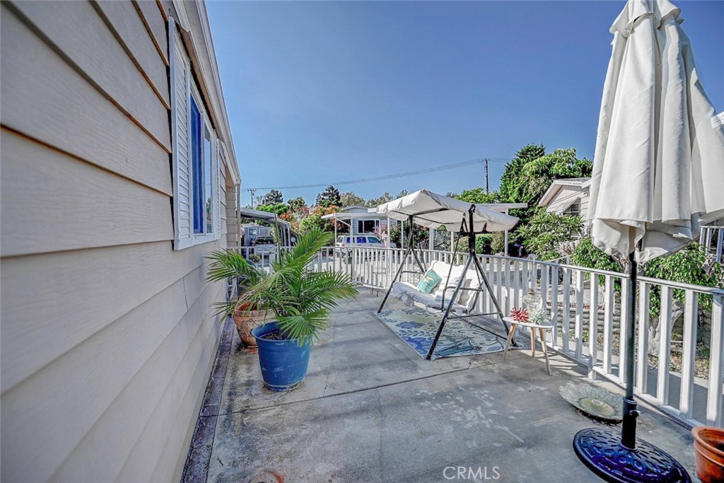 Patio area - 18601 Newland Street 89, Huntington Beach CA 92646 - photo 21