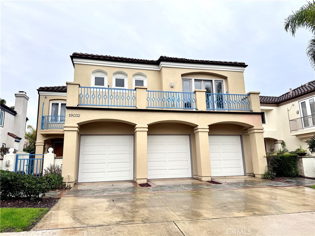Home Exterior with Balcony from one of the bedrooms - 19032 Avondale, Huntington Beach CA 92648 - photo 1