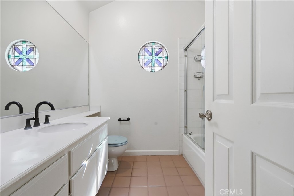 Upper hall bathroom - 19481 Pompano Lane 112, Huntington Beach CA 92648 - photo 31