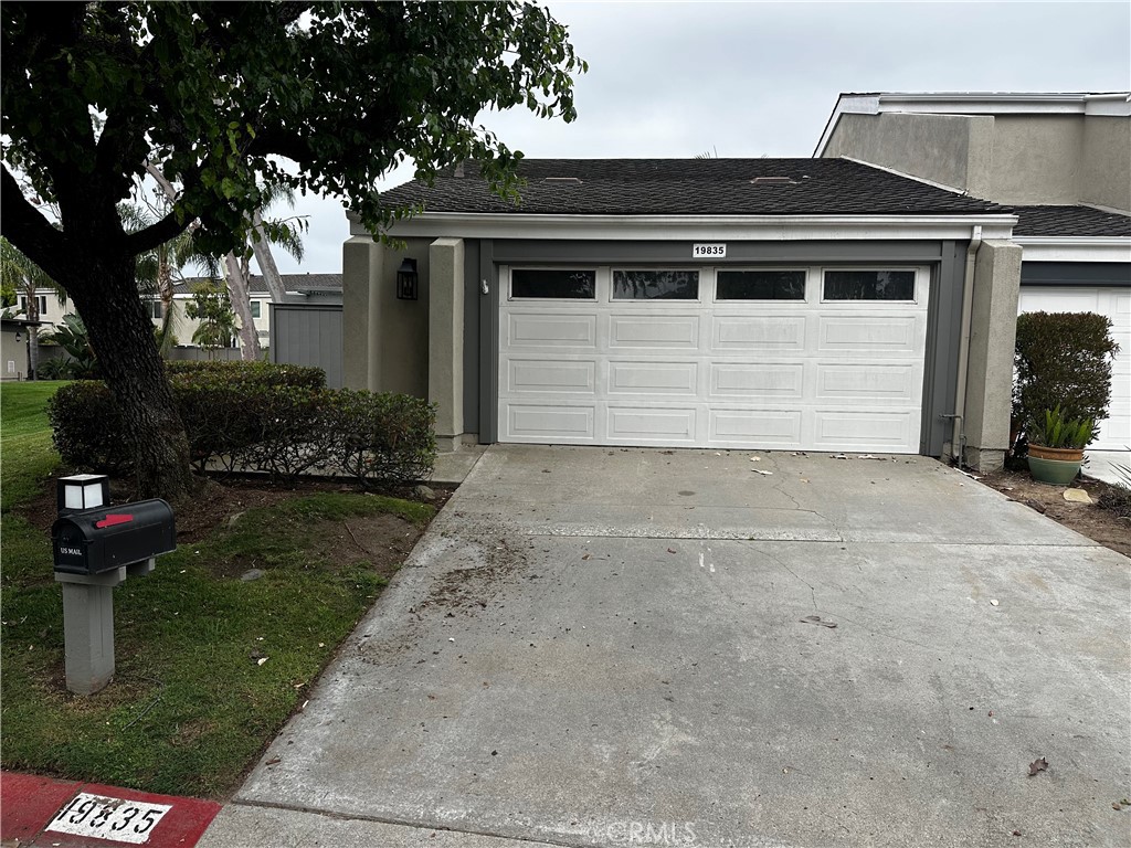 Front view of single floor plan home, 3-bedroom, 2 bathrooms, two car garage with bonus room. - 19835 Maritime, Huntington Beach CA 92648 - photo 1
