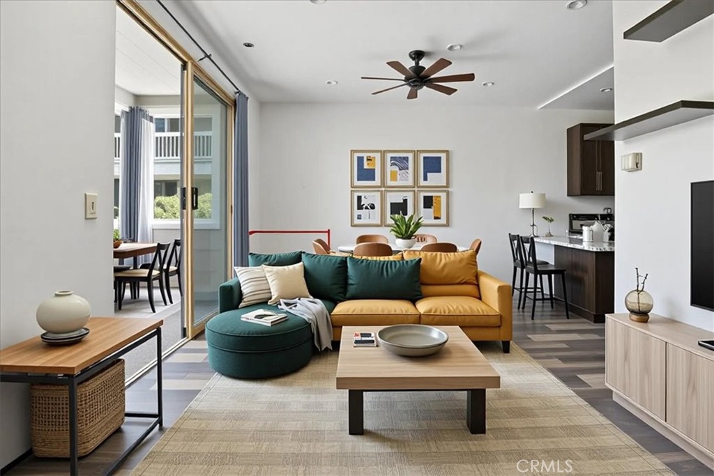Living Area: This photo is virtually staged. - 20331 Bluffside Circle A222, Huntington Beach CA 92646 - photo 1
