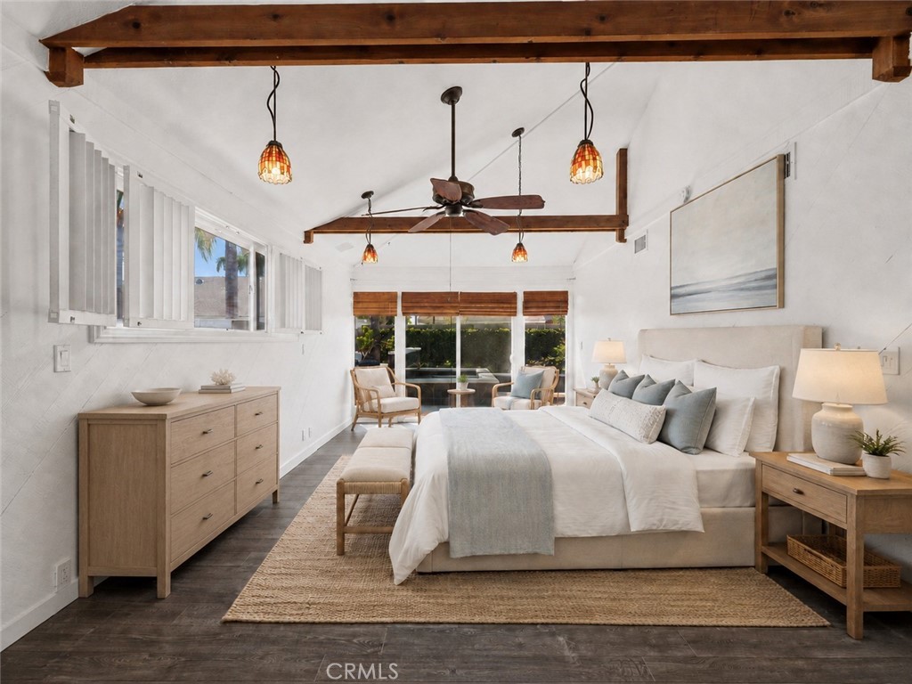 Virtually Staged Primary Bedroom - 21241 Lochlea Lane, Huntington Beach CA 92646 - photo 23