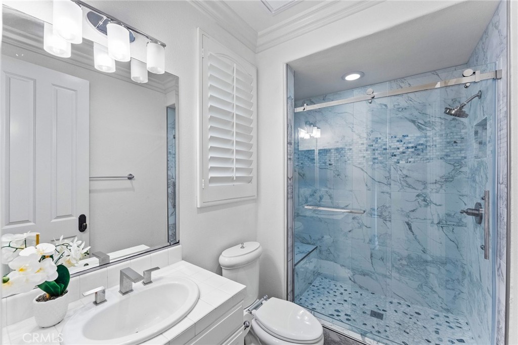 Upgraded Downstairs Full Bathroom - 21306 Balerma, Huntington Beach CA 92648 - photo 28