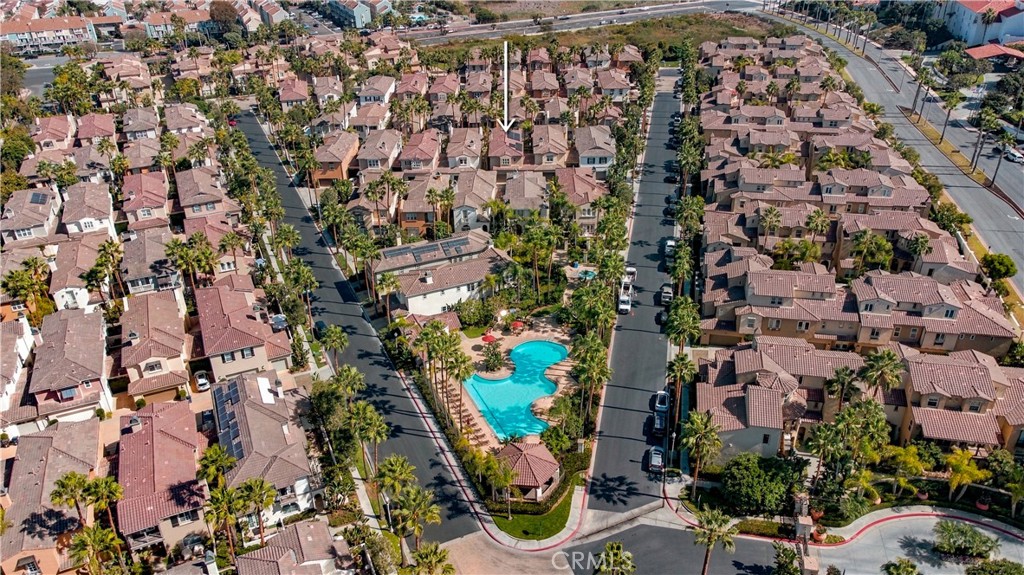 Arial view of home location and proximity to pool. - 21322 Balerma, Huntington Beach CA 92648 - photo 61