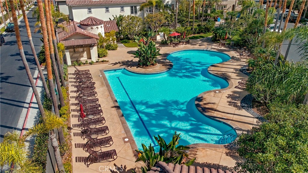 Close up arial view of pool. - 21322 Balerma, Huntington Beach CA 92648 - photo 64