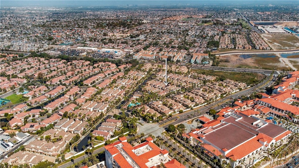 Ariel view of south-east of home location. - 21322 Balerma, Huntington Beach CA 92648 - photo 67