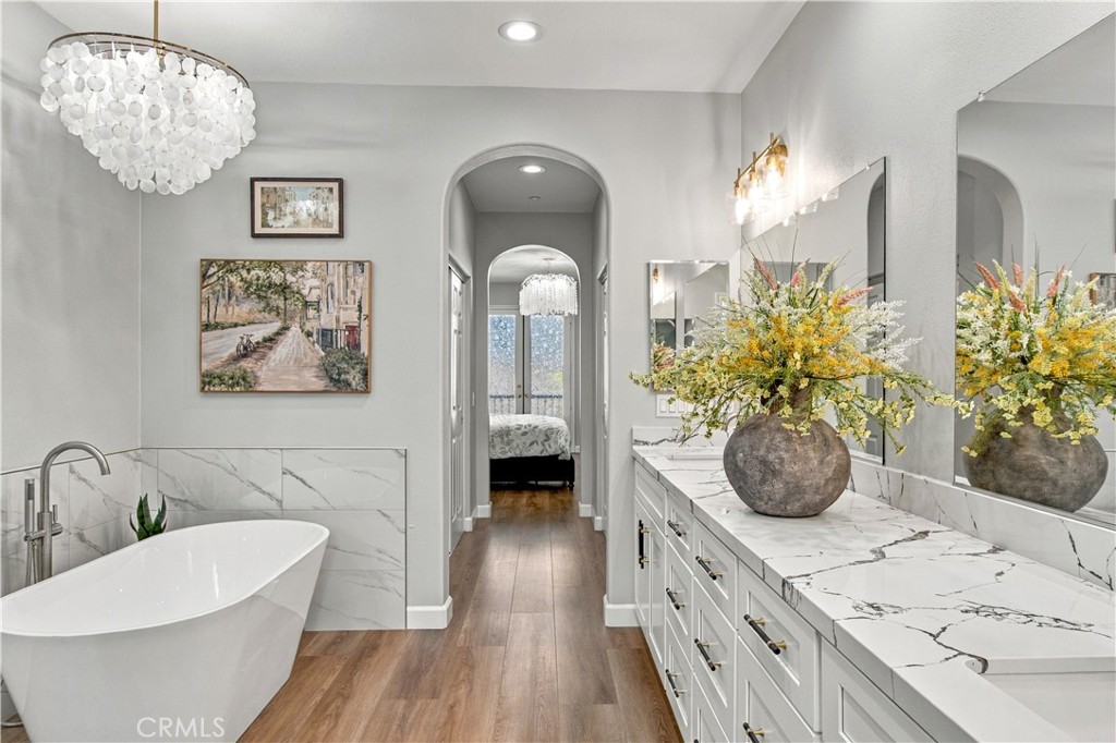 Stunning bathroom with so many designer touches! - 21335 Cieza, Huntington Beach CA 92648 - photo 39