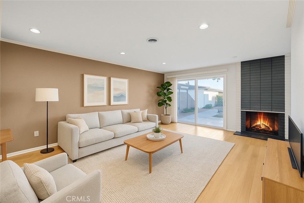 Virtually Staged Living Room - 21436 Via Straits, Huntington Beach CA 92646 - photo 1