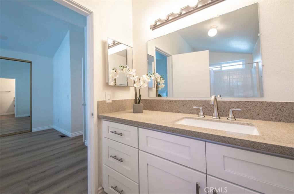 Bath#2-Primary Bath with soaking tub and shower - 21752 Pacific Coast, Huntington Beach CA 92646 - photo 9