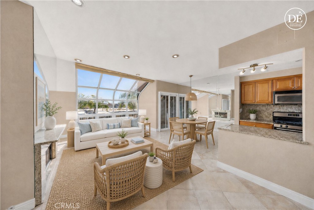 Digitally Enhanced Living Room and Dining Room. - 3361 Tempe, Huntington Beach CA 92649 - photo 13