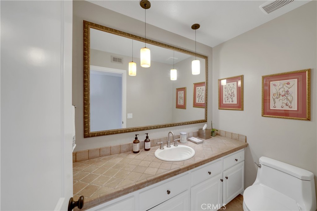 Downstairs Powder Room - 3521 Aquarius Drive, Huntington Beach CA 92649 - photo 16