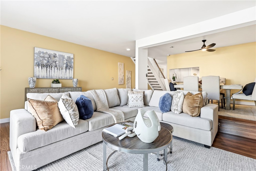Open floor plan connects to Family room, dining room, and kitchen. - 3631 Windspun Drive Drive, Huntington Beach CA 92649 - photo 10
