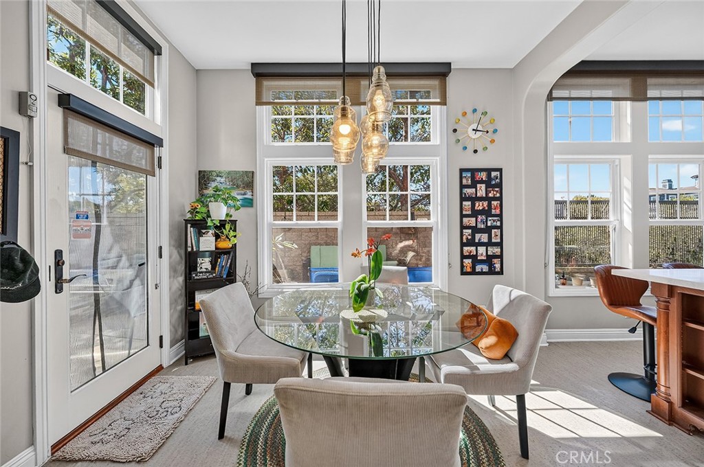 Dining Room leads to backyard entertaining - 4742 Wentworth, Huntington Beach CA 92649 - photo 18