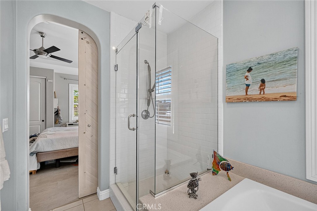 Barn Door to Primary Bath - 4742 Wentworth, Huntington Beach CA 92649 - photo 30