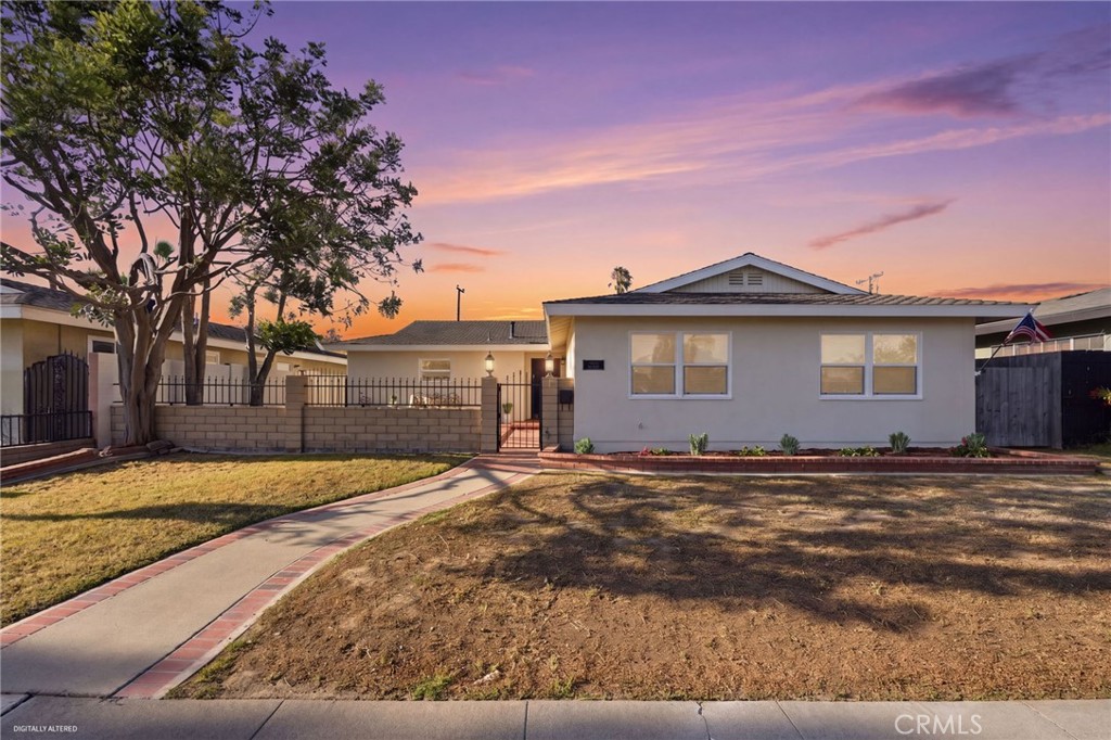 Fresh custom paint on this 1960's mid-century Home! - 5041 Mcfadden, Huntington Beach CA 92649 - photo 1