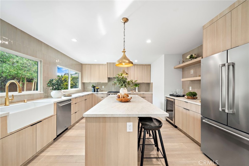 Taj Mahal quartz island - 5262 Glenroy Dr, Huntington Beach CA 92649 - photo 1