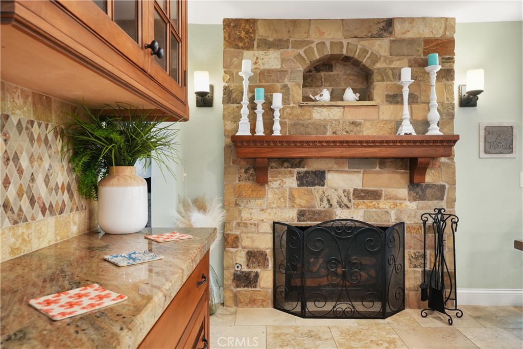 Custom Fireplace - 5771 Grimsby Drive, Huntington Beach CA 92649 - photo 32
